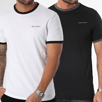 Teddy Smith - Juego De 2 Camisetas Blancas Negras 11016811D